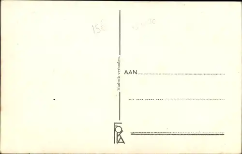 Ak Lieshout Nordbrabant Niederlande, Gemeentehuis, Mariahout, Oude poort van Huize Ribbius