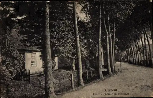 Ak Lieshout Nordbrabant Niederlande, Huize Ribbius en Restaurant