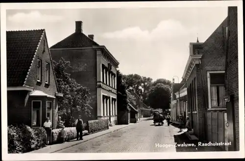 Ak Hooge Zwaluwe Nordbrabant, Raadhuisstraat