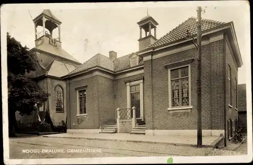 Ak Hooge Zwaluwe Nordbrabant Niederlande, Gemeentehuis