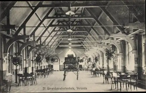 Ak Seppe Bosschenhoofd Nordbrabant Niederlande, St. Gerardusretraitenhuis, Veranda