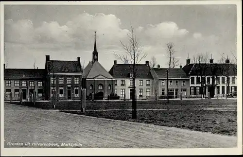 Ak Hilvarenbeek Nordbrabant Niederlande, Marktplein