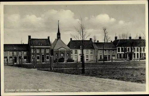Ak Hilvarenbeek Nordbrabant Niederlande, Marktplein