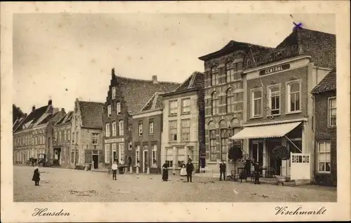 Ak Heusden Nordbrabant Niederlande, Vischmarkt