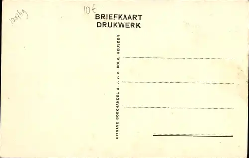 Ak Heusden Nordbrabant Niederlande, Havengezicht