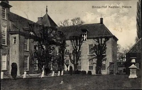 Ak Heeze Nordbrabant Niederlande, Binnenhof Kasteel