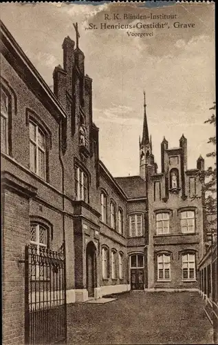 Ak Grave Nordbrabant Niederlande, Blinden Instituut St. Henricus Gesticht