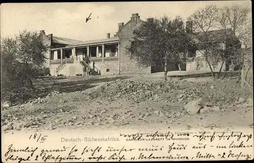 Ak Windhoek Windhuk Namibia Deutsch Südwestafrika, Garnison Lazarett