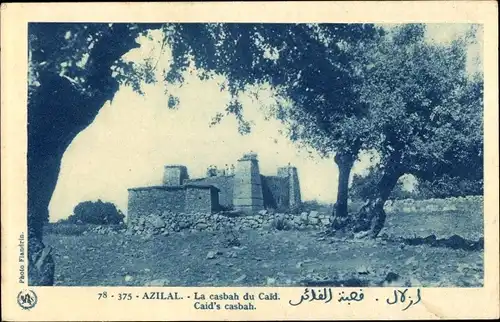 Ak Azilal Marokko, La casbah du Caid