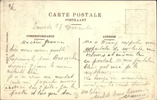 Ak Poperinghe Poperinge Westflandern, Lusthuis Carton, Chalet Carton