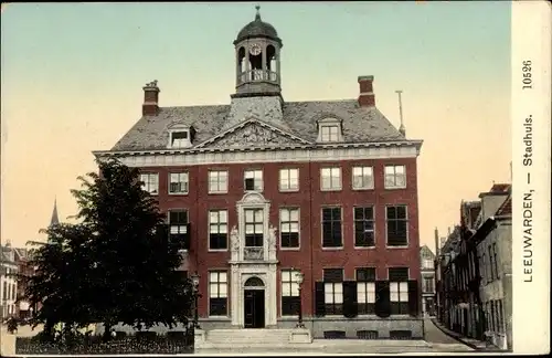 Ak Leeuwarden Friesland Niederlande, Stadhuis