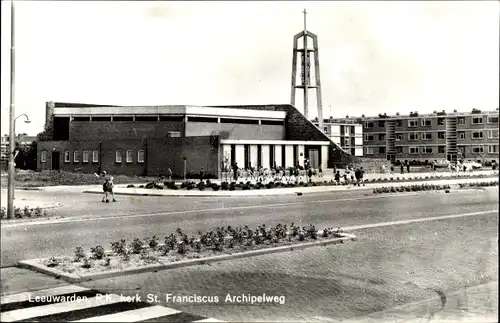 Ak Leeuwarden Friesland Niederlande, St. Franciscus Archipelweg