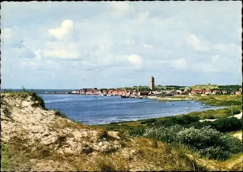 Ak Terschelling Friesland Niederlande, Panorama, Gezicht voor de Dellewal