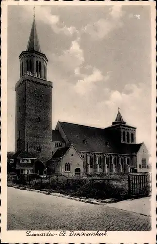 Ak Leeuwarden Friesland Niederlande, St. Dominicuskerk