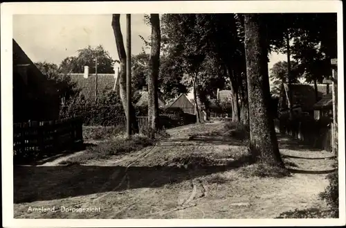 Ak Ameland Friesland Niederlande, Dorpsgezicht