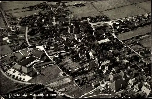 Ak Midsland Terschelling Friesland Niederlande, Luftbild