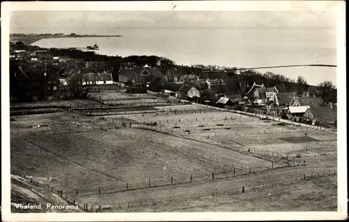 Ak Vlieland Friesland Niederlande, Panorama