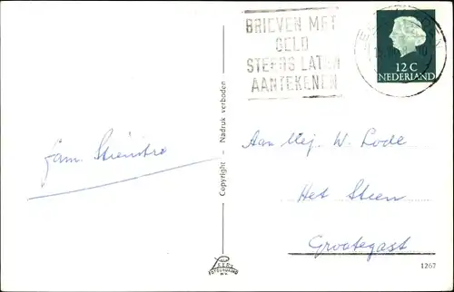 Ak Hollum Ameland Friesland Niederlande, N. H. Kerk