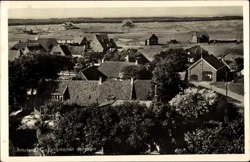 Ak Nes Ameland Friesland Niederlande, Ortsübersicht