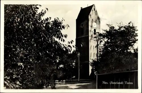 Ak Nes Ameland Friesland Niederlande, Toren