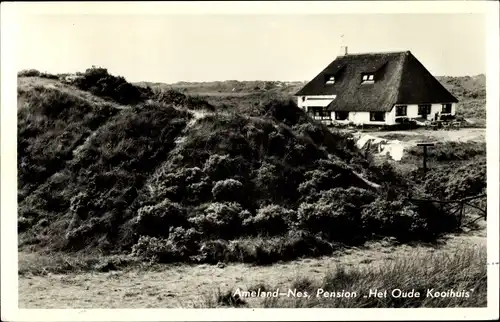 Ak Nes Ameland Friesland Niederlande, Pension Het Oude Kooihuis