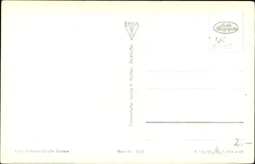 Ak Altenberg Erzgebirge, Binge mit Kirche