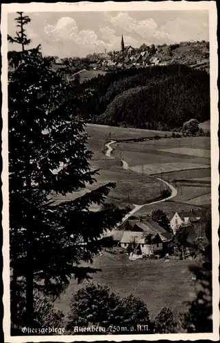 Ak Altenberg Erzgebirge, Panorama, Kirchturm