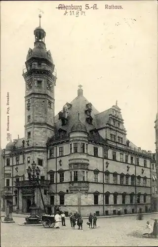 Ak Altenburg in Thüringen, Rathaus