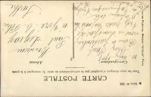 Ak Napoleon Intime, Scene III, L'empereur attend son fils