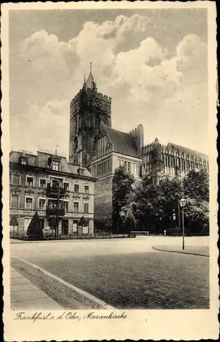 Ak Frankfurt an der Oder, Marienkirche