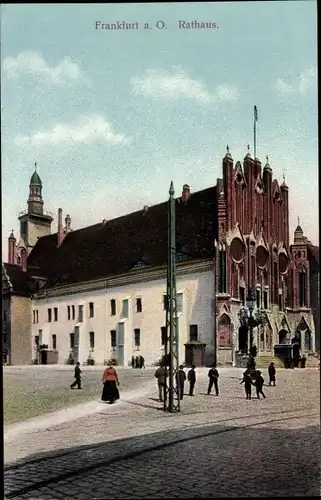 Ak Frankfurt an der Oder, Rathaus
