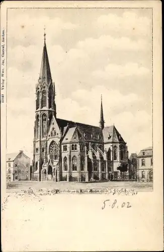 Ak Aachen in Nordrhein Westfalen, Kirche