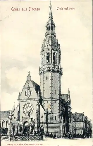 Ak Aachen in Nordrhein Westfalen, Christuskirche