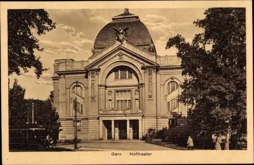 Ak Gera in Thüringen, Hoftheater