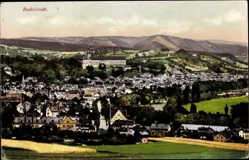 Ak Rudolstadt in Thüringen, Panorama