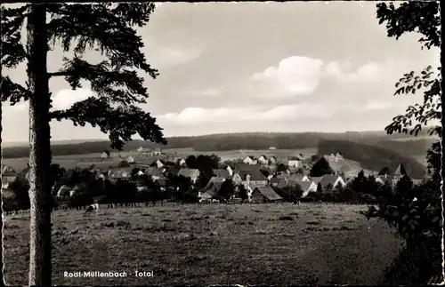 Ak Rodt Müllenbach Marienheide Oberbergischer Kreis, Hotel Zur Post, Total