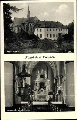 Ak Marienheide im Bergischen Land, Klosterkirche, Inneres der Klosterkirche, Altar