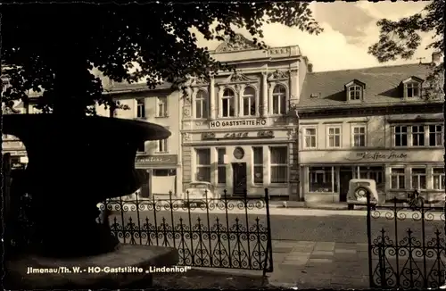 Ak Ilmenau in Thüringen, HO Gaststätte Lindenhof