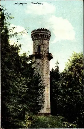 Ak Ilmenau Thüringen, Turm auf dem Kickelhahn