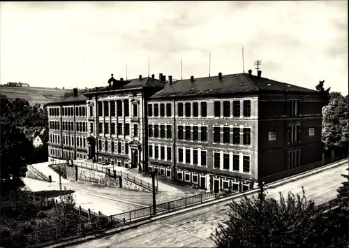 Ak Markneukirchen im Vogtland Sachsen, Oberschule