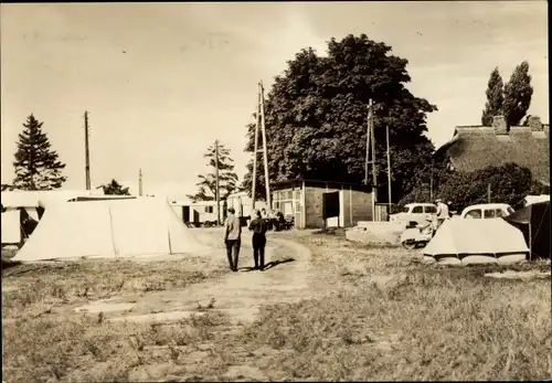 Ak Wieck auf dem Darß, Zeltplatz