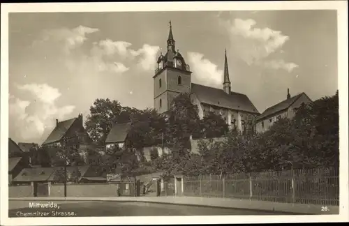 Ak Mittweida in Sachsen, Chemnitzer Straße