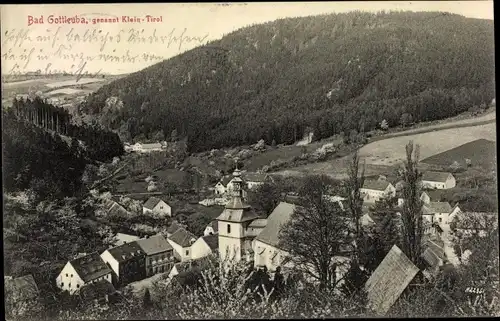 Ak Bad Gottleuba in Sachsen, Gesamtansicht Kleintirol