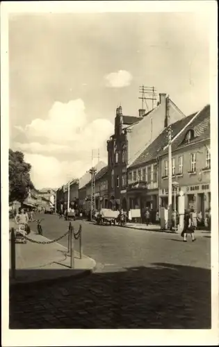 Ak Genthin am Elbe Havel Kanal, Ernst Thälmann Straße