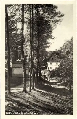 Ak Gohrisch Sächsische Schweiz, Liethenmühle