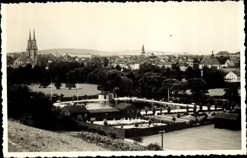 Foto Ak Oelsnitz Vogtland, Panorama, Bad