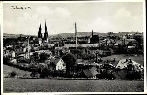 Ak Oelsnitz Vogtland, Panorama