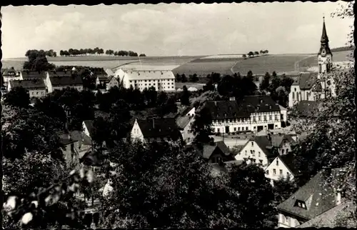 Ak Sehma Sehmatal im Erzgebirge, Ortsansicht mit Kirche