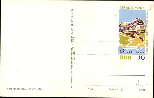 Ak Zinnwald Georgenfeld Altenberg im Erzgebirge, JHB Nikolai Ostrowski