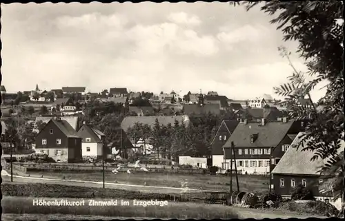 Ak Zinnwald Georgenfeld Altenberg im Erzgebirge, Ortsansicht